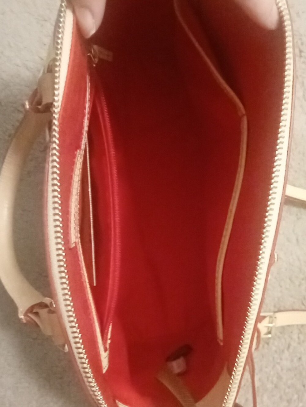 Women's Geometric Print Satchel Handbag - Multicolor - Picture 5 of 6